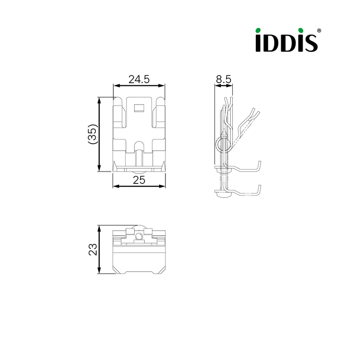 Фото Комплект крепежей мойки к столешнице, 6 шт, 002, IDDIS, 002M006i77 7