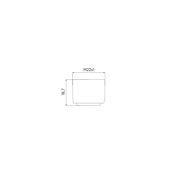 Фото Аэратор для смесителя в комплекте с гайкой, силикон, M22, внутренняя резьба, IDDIS, 996S22S2SM 7