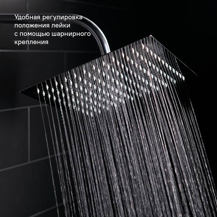 Фото Душевая насадка верхняя квадратная IDDIS Built-in Shower Accessories 00630SSi64 5