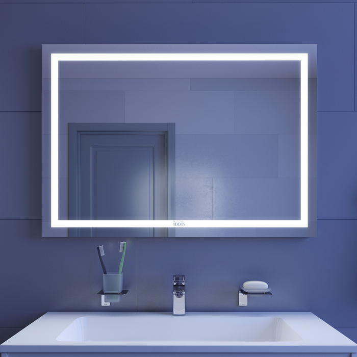 Фото Зеркало с подсветкой и термообогревом, 100 см, Zodiac, IDDIS, ZOD10T0i98 1