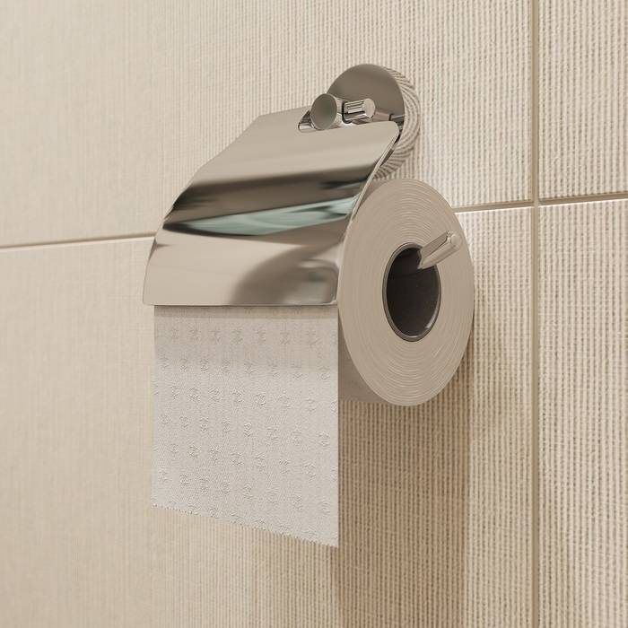 Фото Держатель для туалетной бумаги с крышкой, сплав металлов, IDDIS Sena SENSSC0i43, глянцевый хром 0