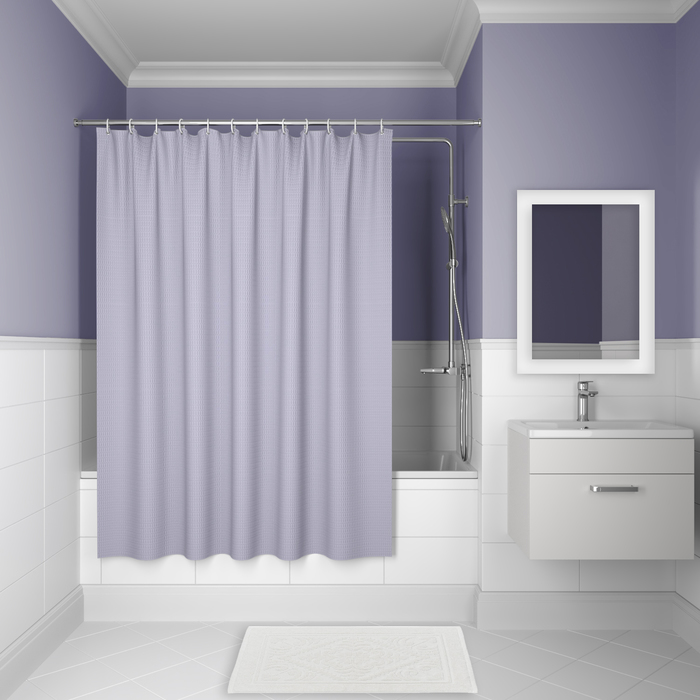 Фото Набор колец  для шторы в ванную комнату, цвет черный, IDDIS, RINMBL0i15 2