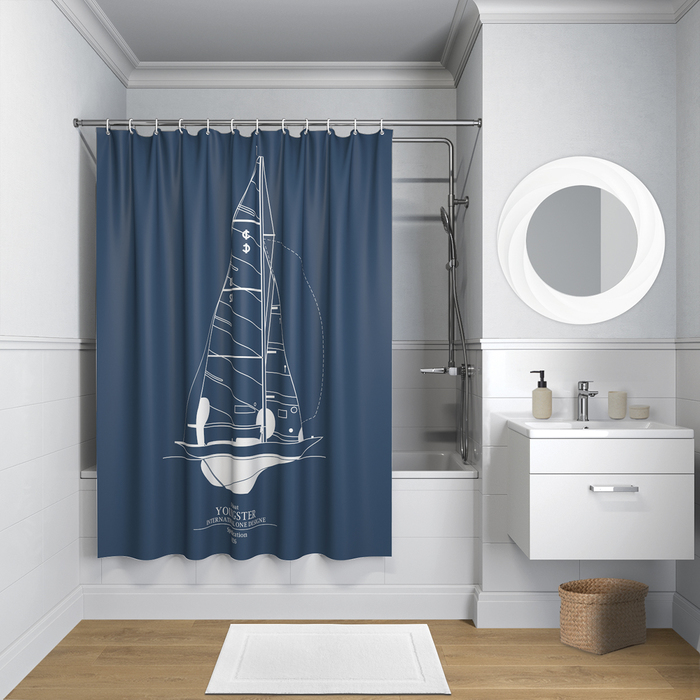 

Штора для ванной комнаты, 200*180см, полиэстер, B32P218i11, IDDIS
