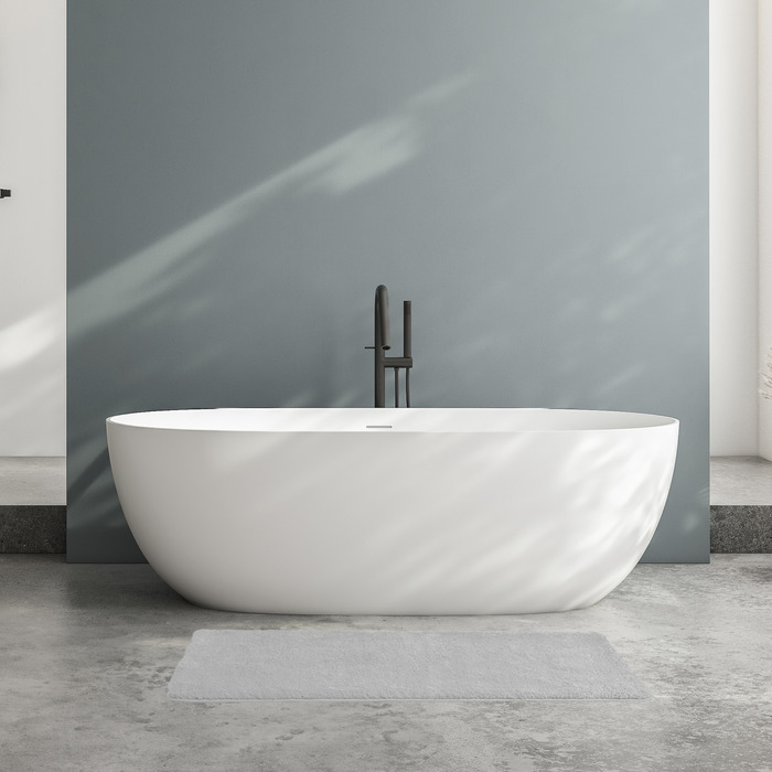 Фото Коврик для ванной комнаты, 70x120, микрофибра, серый, IDDIS, BSQL02Mi12 9