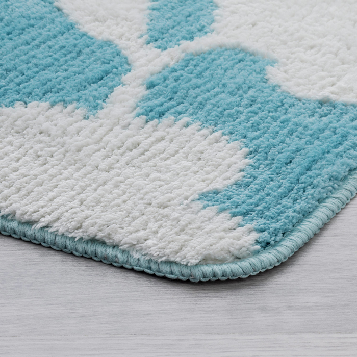 Фото Набор ковриков для ванной комнаты, 45*65 + 45*50 см, микрофибра, P37M465i12, IDDIS 2
