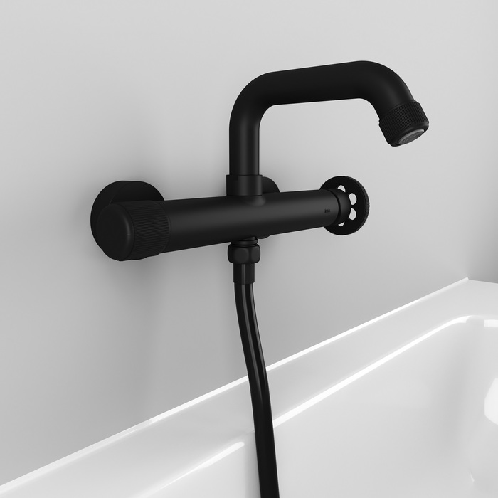 Фото Смеситель для ванны, черный, Grange, IDDIS, GRABLR2i02WA 4