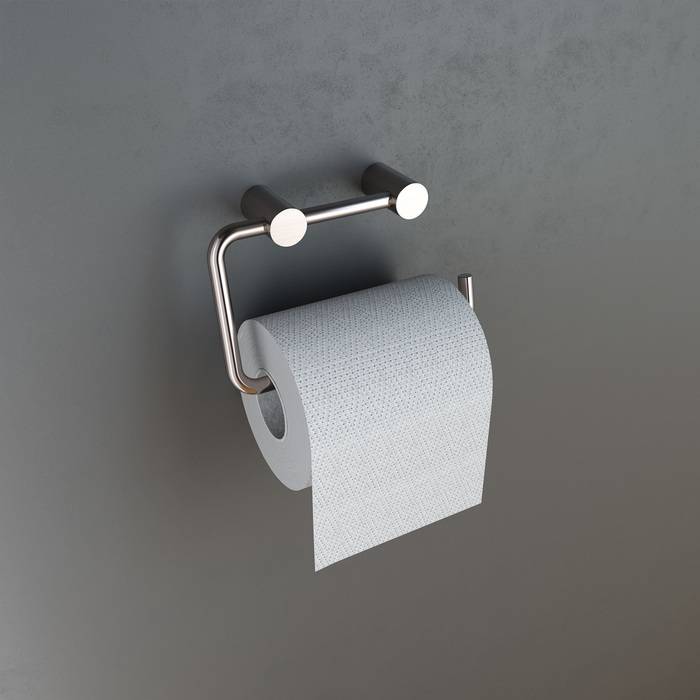 Фото Держатель для туалетной бумаги без крышки, сплав металлов, IDDIS Petite PETSS00i43, сатин 0