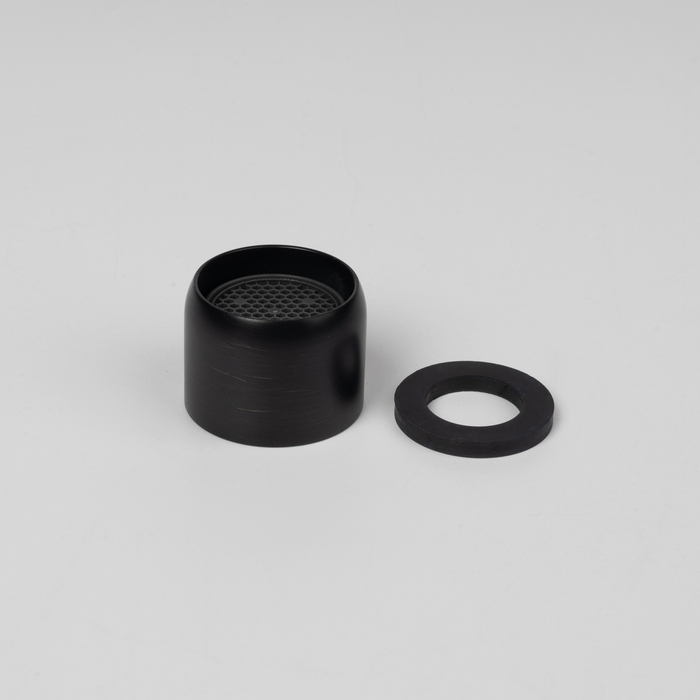 Фото Аэратор для смесителя, силикон, M24, корпусный, внутренняя резьба, черный, IDDIS, 996S24B2SMBL 2