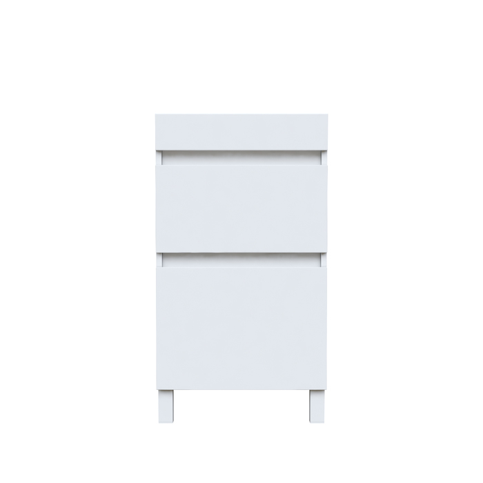Фото Тумба напольная для стиральной машины с ящиками, 110 см, белая, Optima Home, IDDIS, OPH110Bi95 1