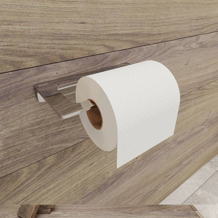 Фото Держатель для туалетной бумаги без крышки, сплав металлов, IDDIS Slide SLISC00i43, хром 1