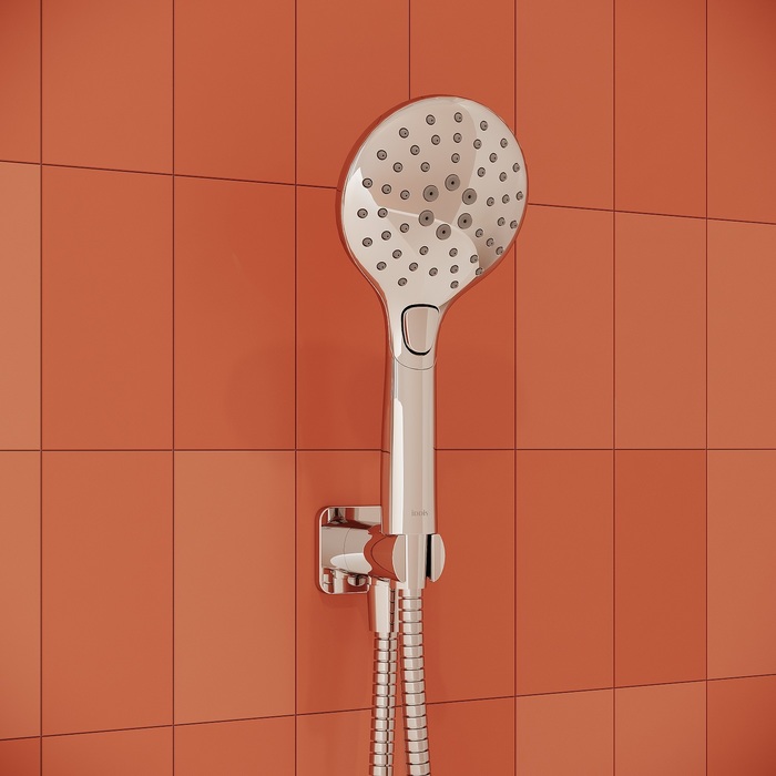 Фото Душевая система скрытого монтажа с тропическим душем, ручным душем и изливом, Ray, IDDIS, RAYSB03i68 3