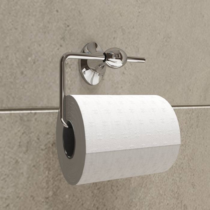 Фото Держатель для туалетной бумаги без крышки, сплав металлов, IDDIS Male MALSS00i43 0