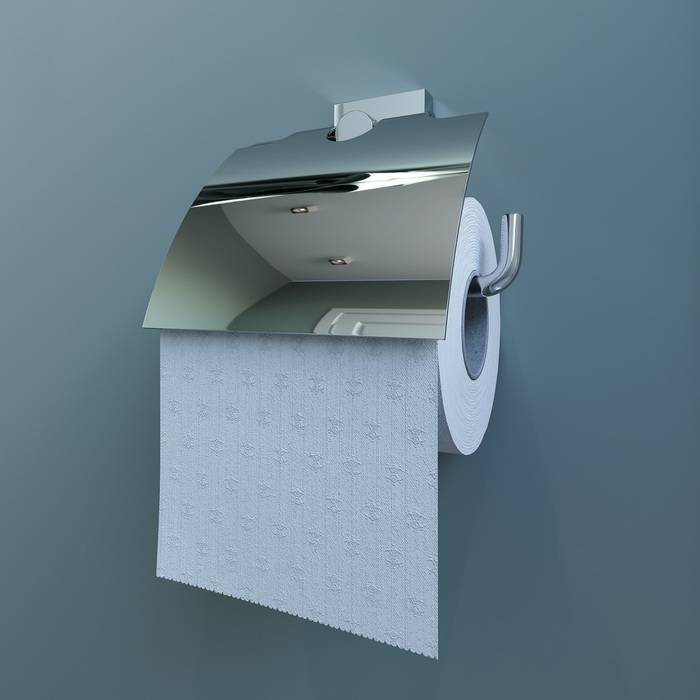 Фото Держатель для туалетной бумаги с крышкой, латунь, IDDIS Edifice EDISBC0i43 1