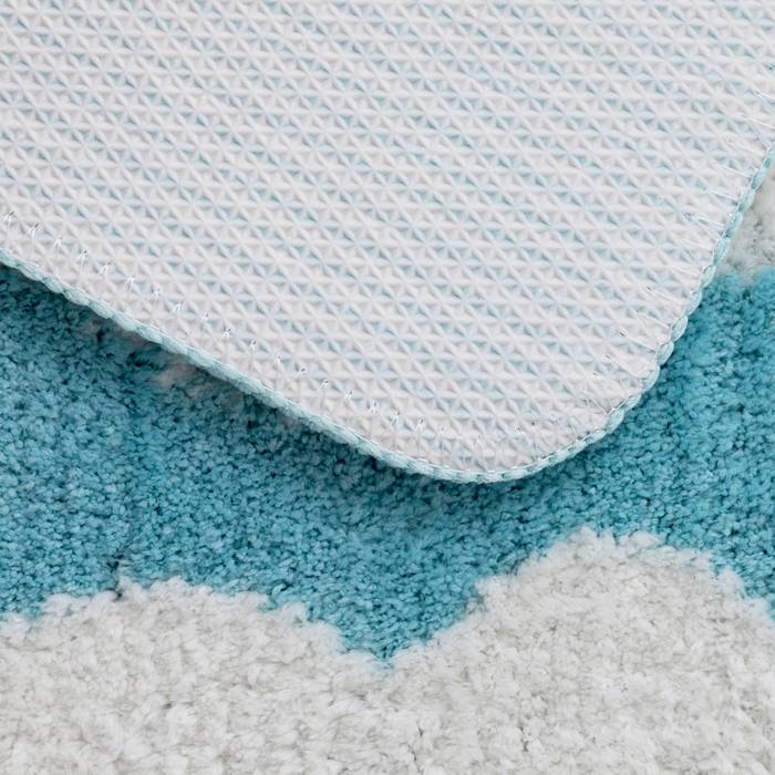 Фото Набор ковриков для ванной комнаты, 45x65 + 45x50 см, микрофибра, IDDIS Promo P37M465i12 5
