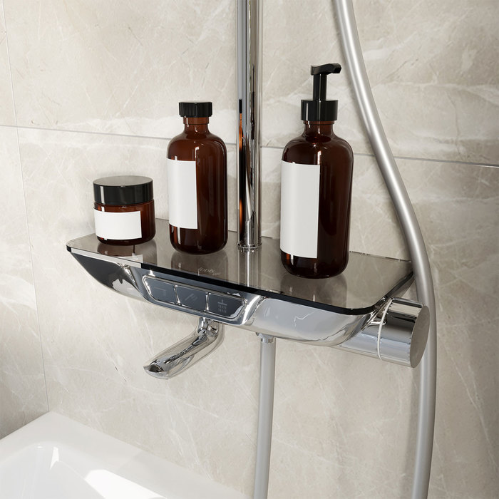 Фото Смеситель для ванны с верхним душем, SpaHome, IDDIS, SPASBBTi06 3