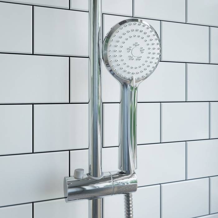 Фото Смеситель для ванны с верхним душем, IDDIS Edifice EDISB3Fi06 2