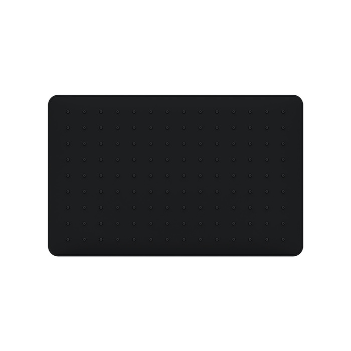 Фото Душевая насадка верхняя прямоугольная, матовый черный, Slide, IDDIS, SLI31BPi64 2