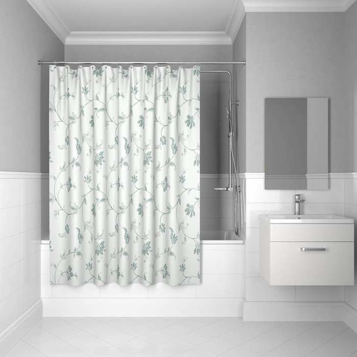 Фото Штора для ванной комнаты, 200*200 см, полиэстер, elegant silver, IDDIS, SCID132P 0