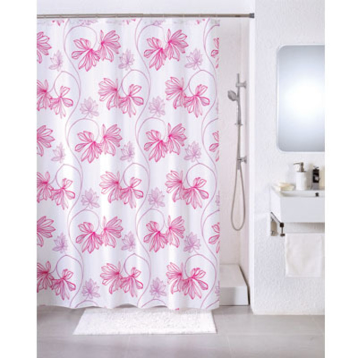 Фото Штора для ванной комнаты, 200*200 см, полиэстер, pink harmony, IDDIS, SCID070P 0