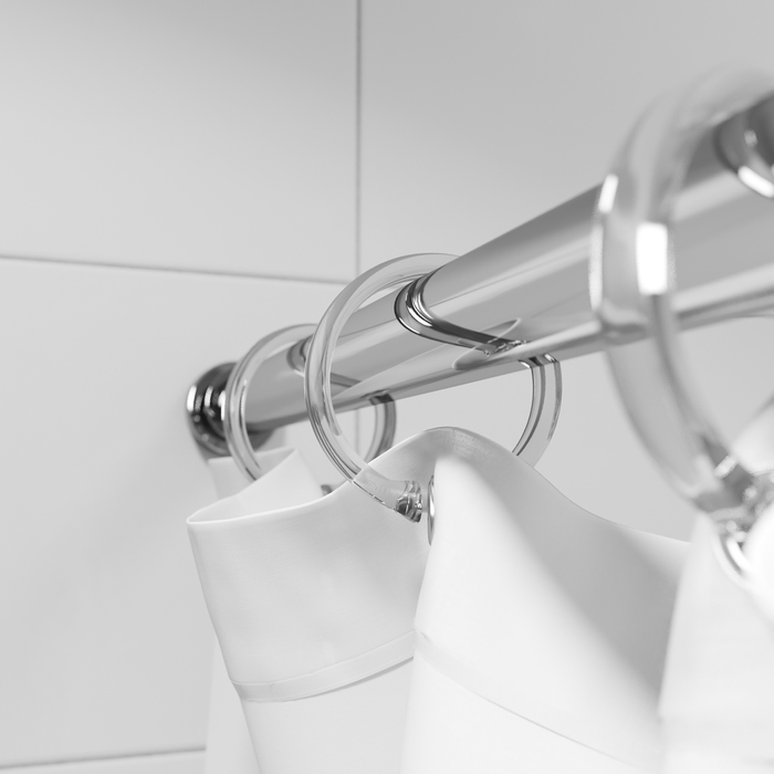 Фото Набор колец  для шторы в ванную комнату, Transparent,  IDDIS, RID010P 2