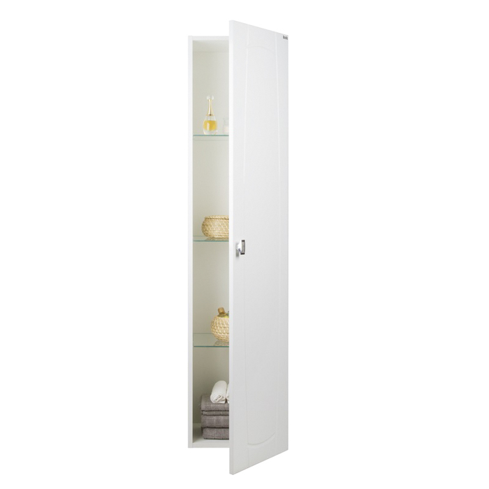 Фото Пенал для ванной комнаты, подвесной, белый, 36 см, Rise, IDDIS, RIS36W0i97 2